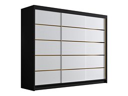 Garderobeskap Closico Veltron II (Svart + Hvit)