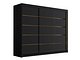 Garderobeskap Closico Veltron II (Svart)