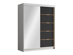 Garderobeskap Closico Capsa III (Hvit + Svart)