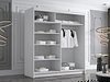 Garderobeskap Closico Vallor III (Hvit)