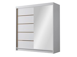Garderobeskap Closico Vallor III (Hvit)