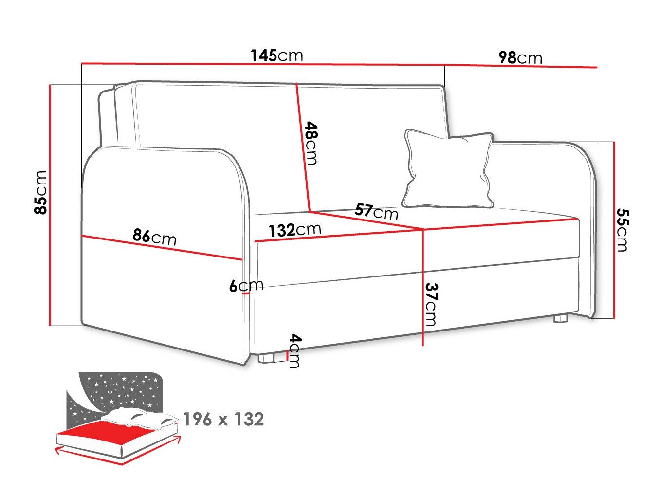 Sovesofa Lirael III (Again 11)