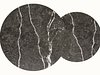Salongbordsett Detroit 397 (Svart marmor)