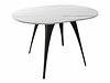 Bord Oswego 132 (Hvit marmor)