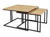 Salongbordsett Oswego 110 (Brun + Svart)