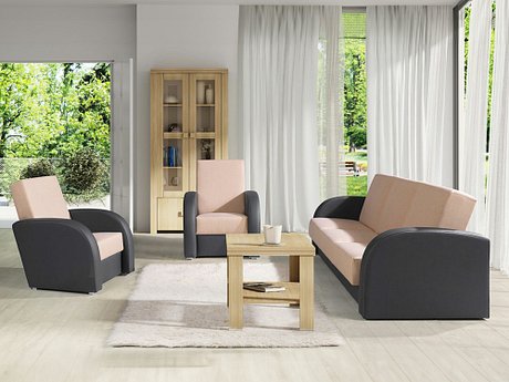 Polstrede møbelsett Providence 173 (Soft 020 + Lux 24)