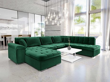 Hjørnesofa Comfivo Gemma V (Magic Velvet 2225-151 + Venus Velvet 2941)