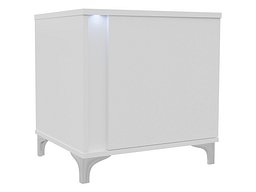 Nattbord Florem (Hvit + Høyglans hvit)