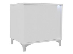 Nattbord Florem I (Hvit + Høyglans hvit)