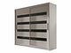 Garderobeskap Closico Pallor XI (Cashmere + Svart)