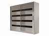 Garderobeskap Closico Pallor XI (Cashmere + Svart)