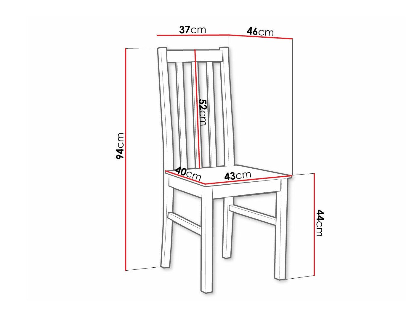Stol Victorville 115 (Hvit)