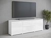 TV-benk Mirfivo 104 (Hvit + Høyglans hvit)