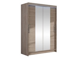 Garderobeskap Closico Pacron II (Trøffel eik)