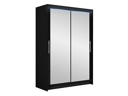 Garderobeskap Closico Pacron VII (Svart)