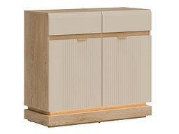 Kommode Teselbu 102 (Cashmere + Eik)