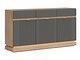 Kommode Teselbu 104 (Grå + Eik)