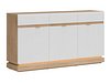 Kommode Teselbu 104 (Hvit + Eik)