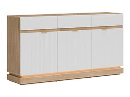 Kommode Teselbu 104 (Hvit + Eik)
