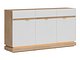 Kommode Teselbu 104 (Hvit + Eik)