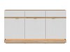 Kommode Teselbu 104 (Hvit + Eik)
