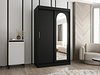 Garderobeskap Hartford 504 (Svart)