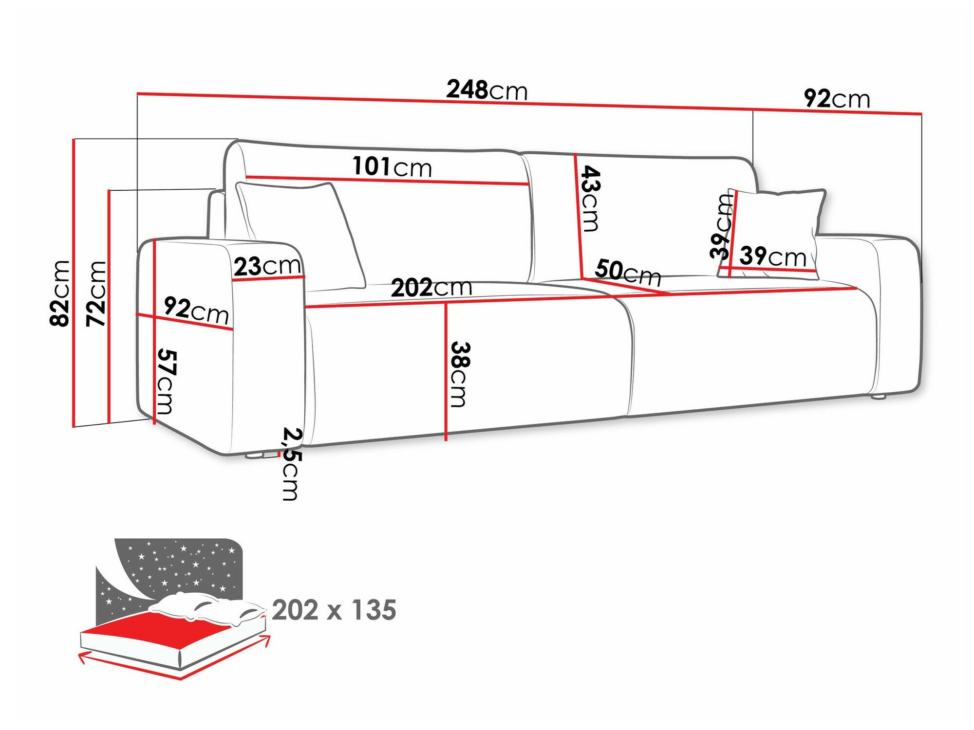 Sovesofa Doctral (Lima 80)