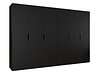 Garderobeskap Hartford 517 (Svart)