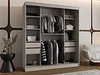 Garderobeskap Hartford 520 (Svart)