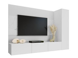 Stuesett Comfivo Salix VI (Hvit + Hvit marmor)