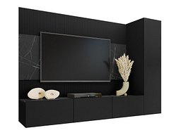 Stuesett Comfivo Salix VI (Svart + Svart marmor)