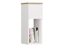 Nattbord Mandeville 304 (Hvit + Artisan eik)