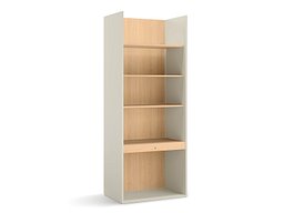 Bokhylle Evareve 103 (Eik + Lys brun)