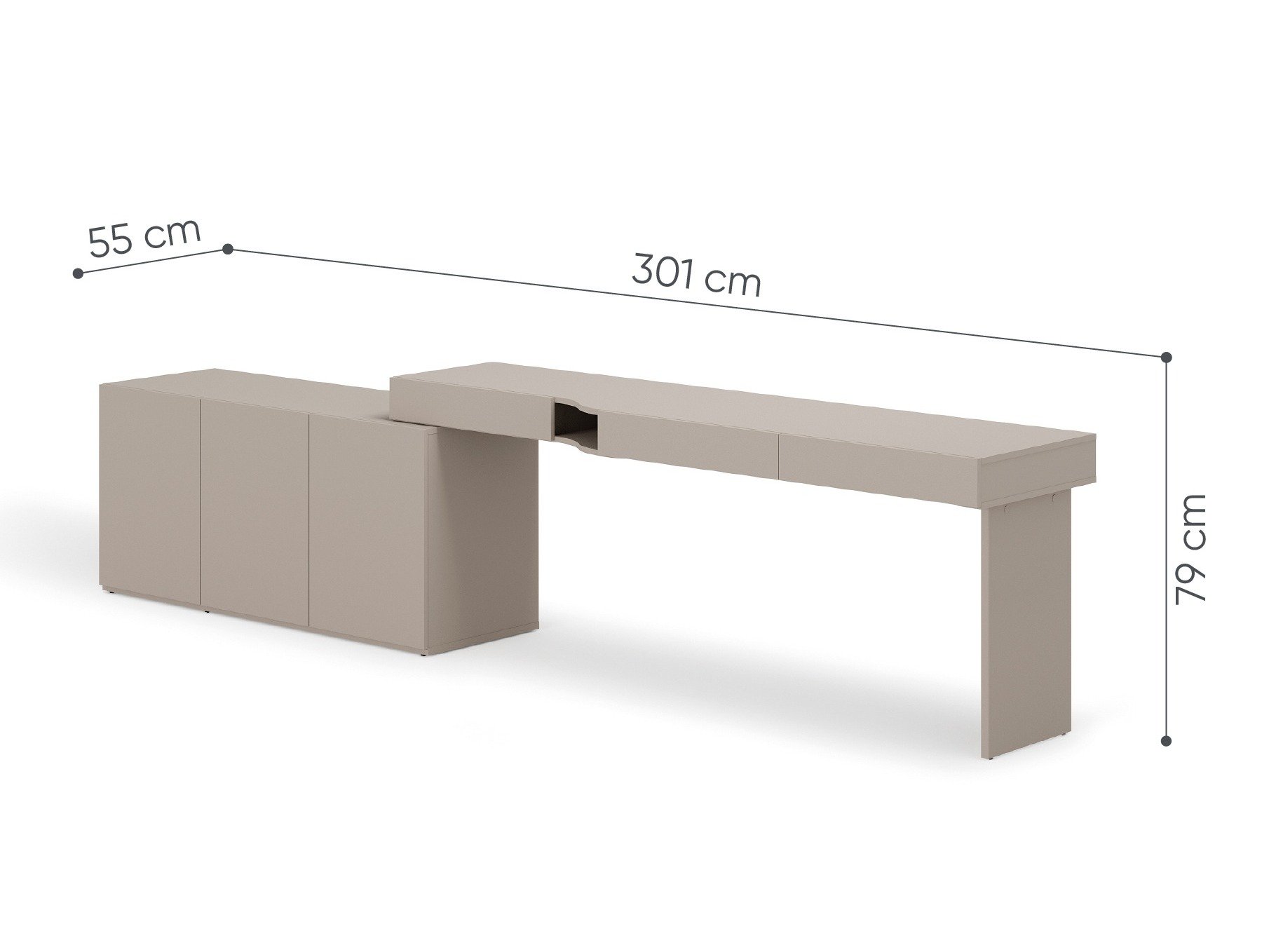 Skrivebord Evareve 111 (Høyre)