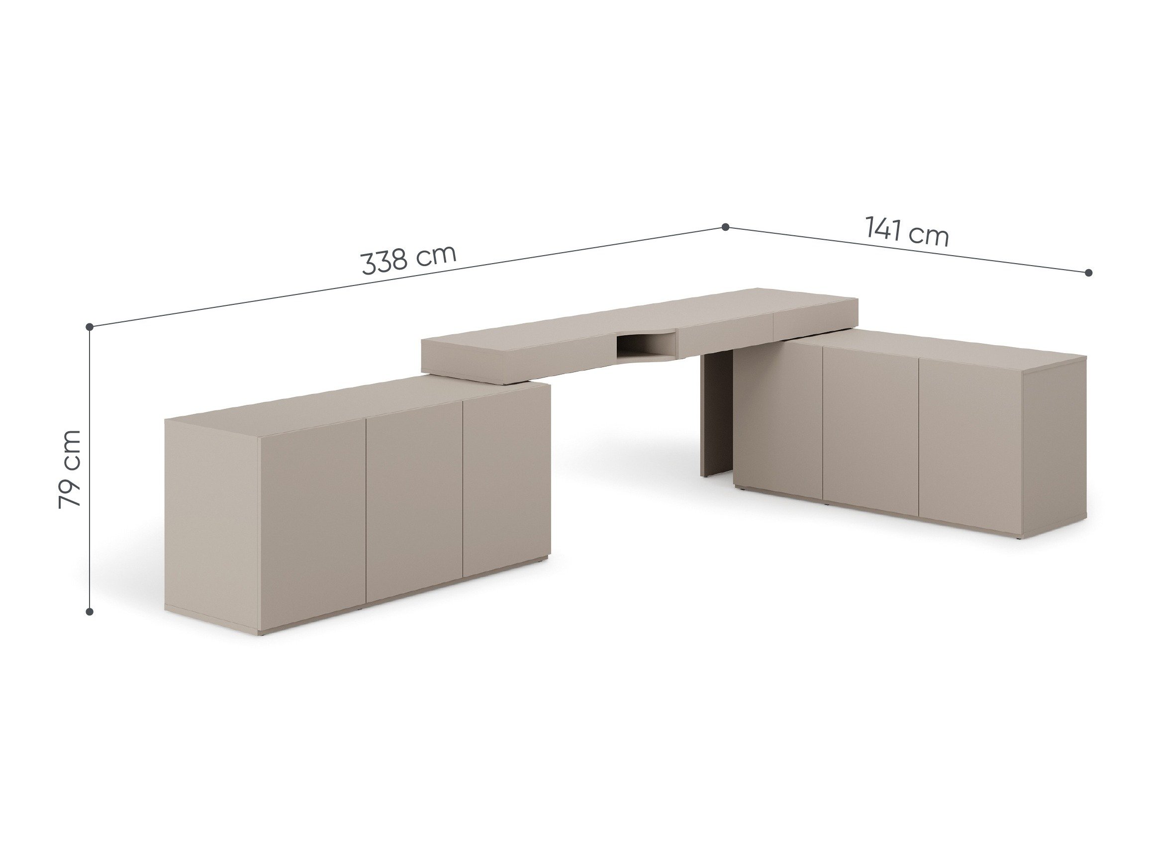 Hjørneskrivebord Evareve 115 (Høyre)
