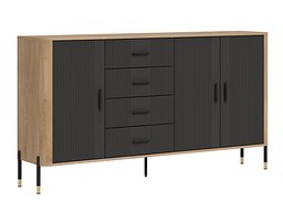 Kommode Flosora 121 (Antrasitt)