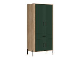 Garderobeskap Flosora 133 (Grønn)