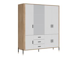 Garderobeskap Flosora 135 (Hvit)