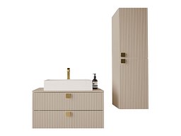 Baderomssett Panium (Lys brun)