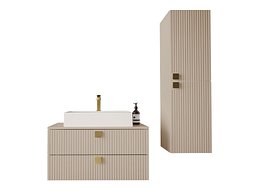 Baderomssett Panium (Lys brun)