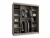Garderobeskap Hartford 530 (Svart)