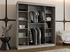 Garderobeskap Hartford 530 (Svart)