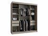 Garderobeskap Hartford 530 (Svart)