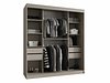 Garderobeskap Hartford 530 (Svart)