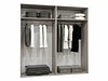 Garderobeskap Hartford 537 (Svart)