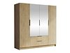 Garderobeskap Closico Cadron II (Eik)