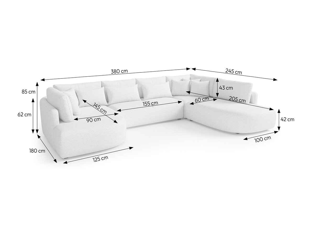 Hjørnesofa Deca I (Tresor 19)