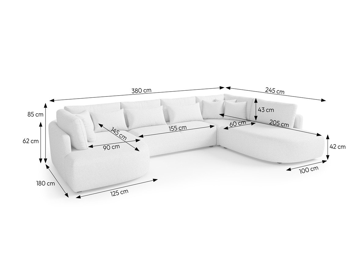 Hjørnesofa Deca I (Tresor 77)