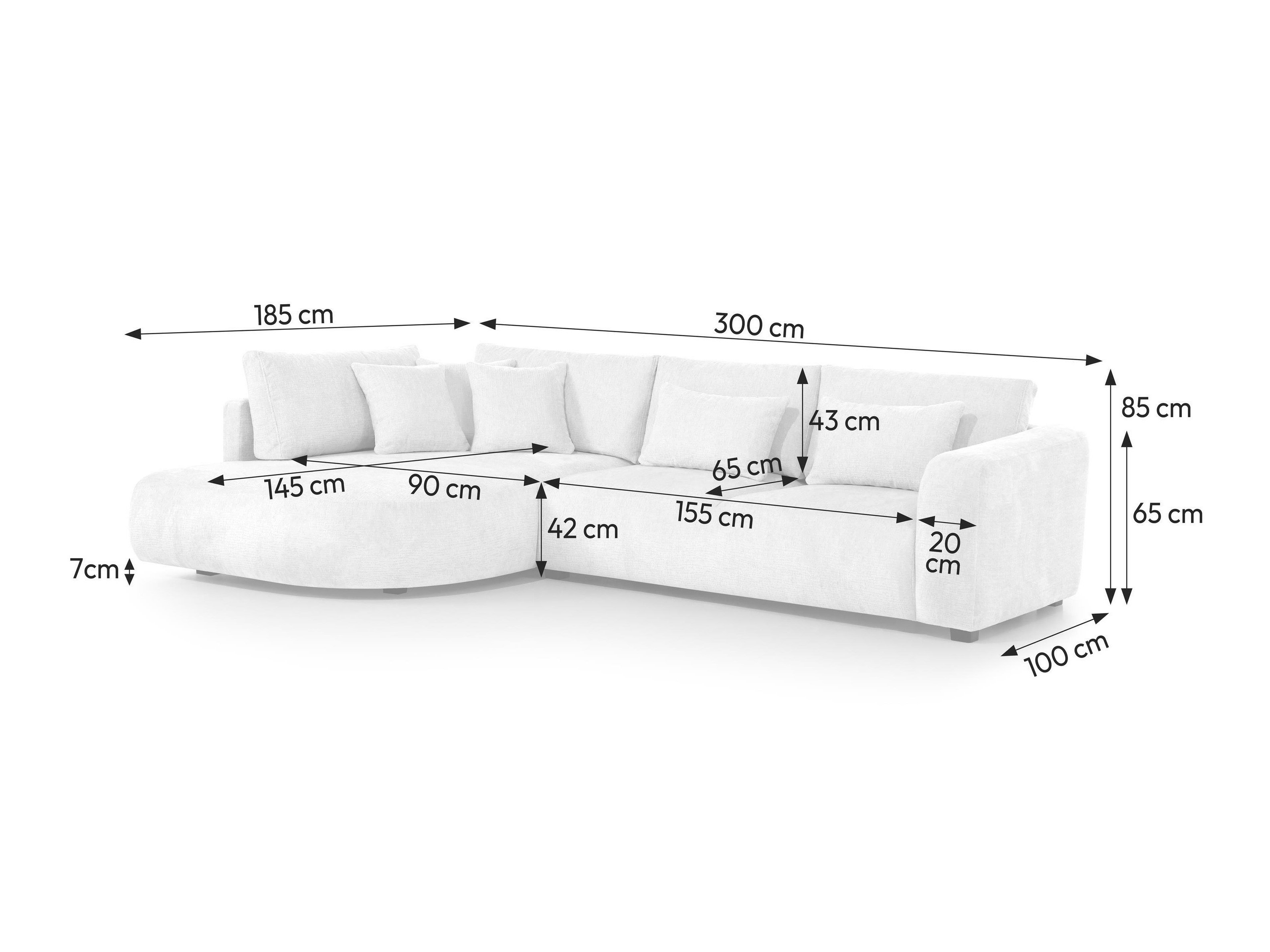 Hjørnesofa Deca (Tresor 16)