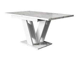 Bord Musus (Hvit marmor + Hvit)